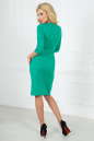 Офисное платье футляр зеленого цвета 1409-1.47 No3|интернет-магазин vvlen.com