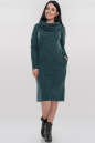 Платье  мешок зеленого цвета 2862.106  No0|интернет-магазин vvlen.com