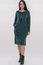 Платье  мешок зеленого цвета 2862.106  No1|интернет-магазин vvlen.com
