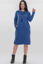 Платье  мешок электрика цвета 2862.106  No3|интернет-магазин vvlen.com