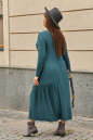 Повседневное платье оверсайз зеленого цвета 2877.17 No1|интернет-магазин vvlen.com