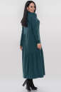 Повседневное платье оверсайз зеленого цвета 2877.17 No6|интернет-магазин vvlen.com