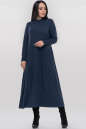 Повседневное платье оверсайз синего цвета 2877.17|интернет-магазин vvlen.com