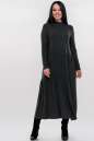 Повседневное платье оверсайз темно-серого цвета 2877.17|интернет-магазин vvlen.com