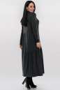 Повседневное платье оверсайз темно-серого цвета 2877.17 No2|интернет-магазин vvlen.com