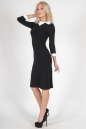 Офисное платье футляр черного цвета 1168.1 No2|интернет-магазин vvlen.com