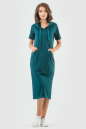 Спортивное платье  зеленого цвета 6010-1|интернет-магазин vvlen.com