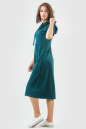 Спортивное платье  зеленого цвета 6010-1 No3|интернет-магазин vvlen.com
