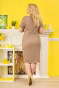Летнее платье футляр капучино цвета 2332.81 No2|интернет-магазин vvlen.com