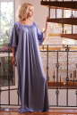 Платье оверсайз серо-голубого цвета 2423.86 No2|интернет-магазин vvlen.com