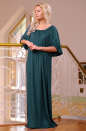 Платье оверсайз темно-зеленого цвета 2423.86 No0|интернет-магазин vvlen.com