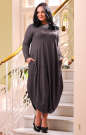 Платье оверсайз капучино цвета 2424.86 No3|интернет-магазин vvlen.com