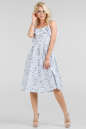 Романтичное летнее платье с расклешенной юбкой. No0|интернет-магазин vvlen.com