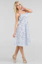 Романтичное летнее платье с расклешенной юбкой. No1|интернет-магазин vvlen.com