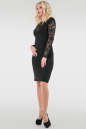 Повседневное платье футляр черного цвета 560.1 No1|интернет-магазин vvlen.com