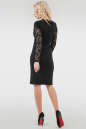 Повседневное платье футляр черного цвета 560.1 No2|интернет-магазин vvlen.com