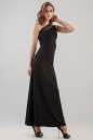 Вечернее платье трапеция черного цвета 719 No1|интернет-магазин vvlen.com