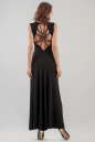 Вечернее платье с расклешённой юбкой черного цвета 788 No2|интернет-магазин vvlen.com