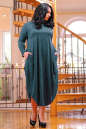 Платье оверсайз зеленого цвета 2424.86 No2|интернет-магазин vvlen.com