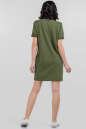 Летнее спортивное платье хаки цвета 2615-2.79 No2|интернет-магазин vvlen.com
