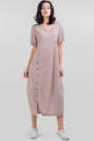 Летнее платье  мешок пудры цвета 2674-1.101 No0|интернет-магазин vvlen.com