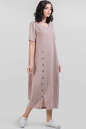 Летнее платье  мешок пудры цвета 2674-1.101 No1|интернет-магазин vvlen.com