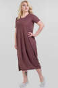 Летнее платье  мешок капучино цвета 2674-1.101 No5|интернет-магазин vvlen.com