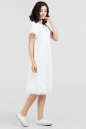 Летнее платье балахон молочного цвета 2689.102 No1|интернет-магазин vvlen.com