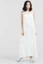 Летнее платье балахон молочного цвета 2688.102 No1|интернет-магазин vvlen.com