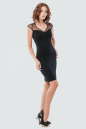 Коктейльное платье футляр черного цвета 1550.2 No0|интернет-магазин vvlen.com