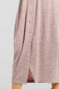 Повседневное платье балахон пудры цвета 2674.96 No8|интернет-магазин vvlen.com