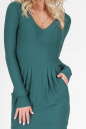 Повседневное платье с юбкой тюльпан зеленого цвета 1571.14 No1|интернет-магазин vvlen.com