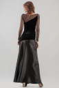 Вечернее платье с расклешённой юбкой черного цвета 998 No2|интернет-магазин vvlen.com