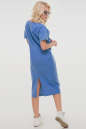 Летнее платье  мешок голубого цвета 2831.81 No2|интернет-магазин vvlen.com