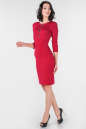 Повседневное платье футляр красного цвета 2659.47 No1|интернет-магазин vvlen.com