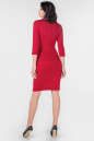 Повседневное платье футляр красного цвета 2659.47 No2|интернет-магазин vvlen.com