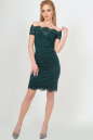 Летнее платье футляр темно-зеленого цвета 2208-1.12 No1|интернет-магазин vvlen.com