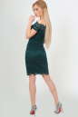Летнее платье футляр темно-зеленого цвета 2208-1.12 No3|интернет-магазин vvlen.com