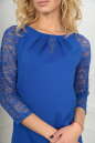 Повседневное платье футляр электрика цвета 2528.47 No4|интернет-магазин vvlen.com