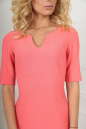 Повседневное платье футляр розового цвета 2000.77 No4|интернет-магазин vvlen.com