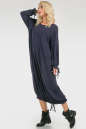 Платье оверсайз темно-синего цвета 2724.17 No1|интернет-магазин vvlen.com
