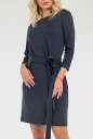 Офисное платье футляр темно-синего цвета 2735.47 No2|интернет-магазин vvlen.com