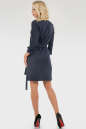 Офисное платье футляр темно-синего цвета 2735.47 No3|интернет-магазин vvlen.com