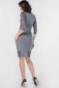 Повседневное платье футляр серого цвета 2653.47 No2|интернет-магазин vvlen.com