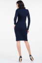 Повседневное платье футляр синего цвета 1663.1 No2|интернет-магазин vvlen.com