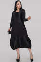 Платье  мешок черного цвета 2898.17  No0|интернет-магазин vvlen.com