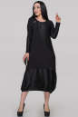 Платье  мешок черного цвета 2898.17  No1|интернет-магазин vvlen.com