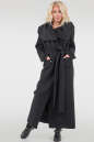 Трендовое женское пальто на запах черного цвета No2|интернет-магазин vvlen.com