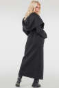 Трендовое женское пальто на запах черного цвета No6|интернет-магазин vvlen.com