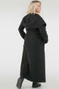 Трендовое женское пальто на запах черного цвета No9|интернет-магазин vvlen.com